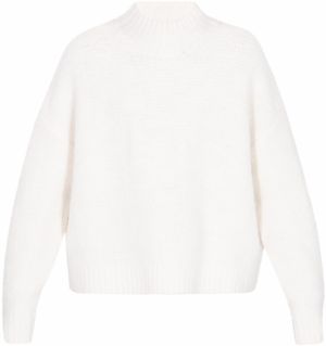 usha WHITE LABEL Oversize sveter  šedobiela