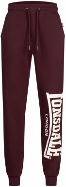 LONSDALE Nohavice  tmavočervená