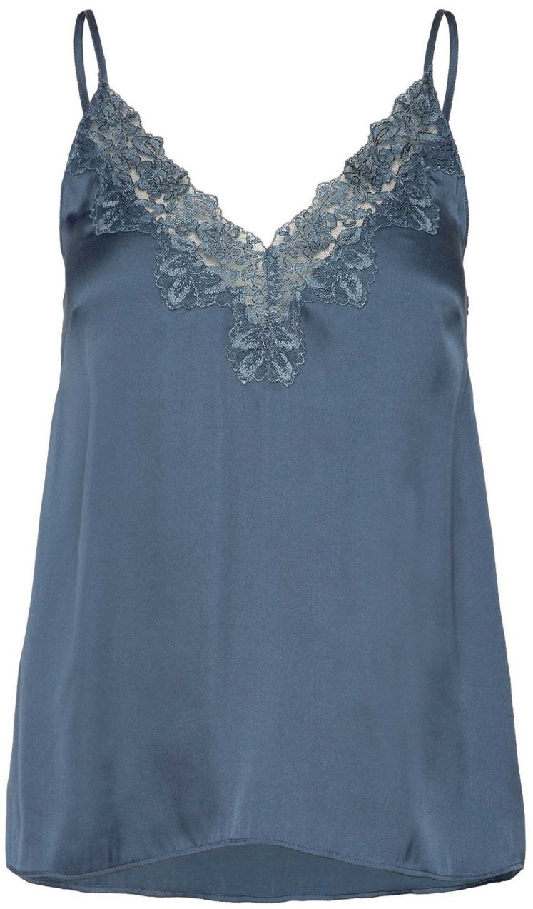 rosemunde Top 'Satina'  tmavomodrá
