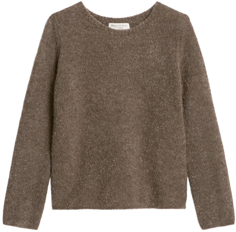Marc O'Polo Sveter  tmavohnedá