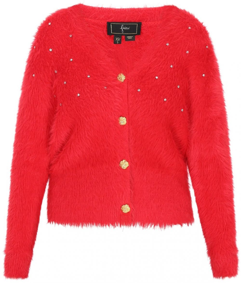 faina Kardigán  červená