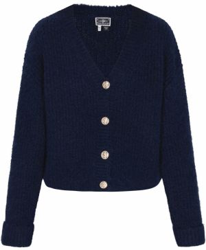 DreiMaster Maritim Kardigán  námornícka modrá