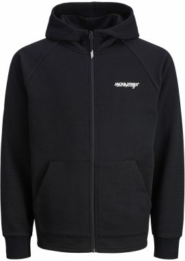 JACK & JONES Tepláková bunda 'Thatcher'  čierna