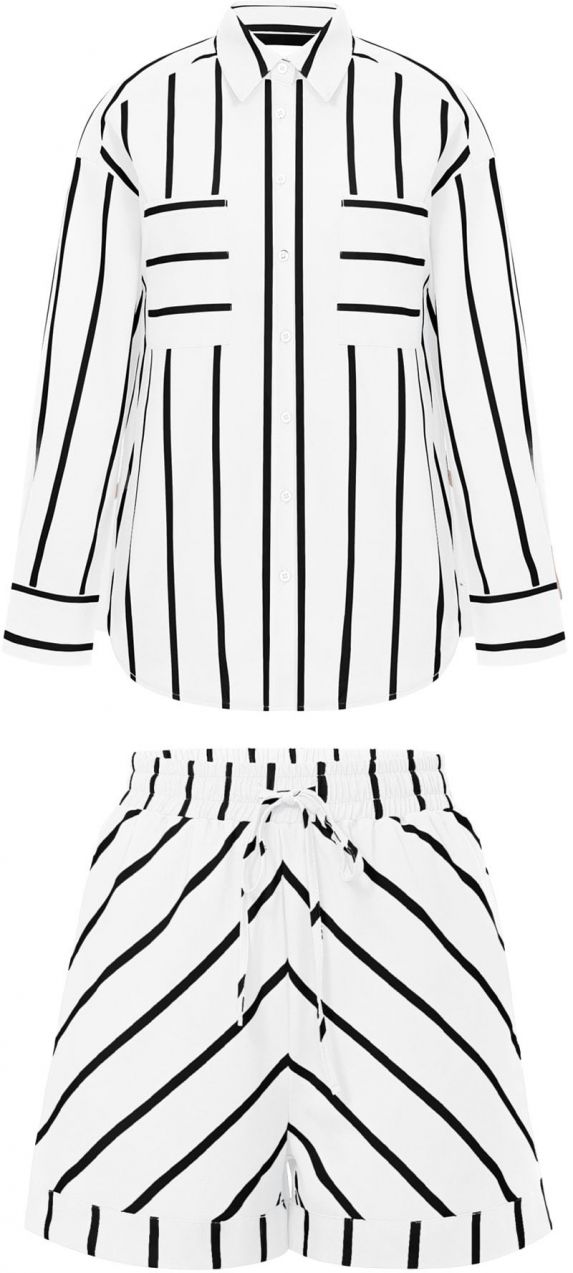 Imily Bela Kraťasy  čierna / biela