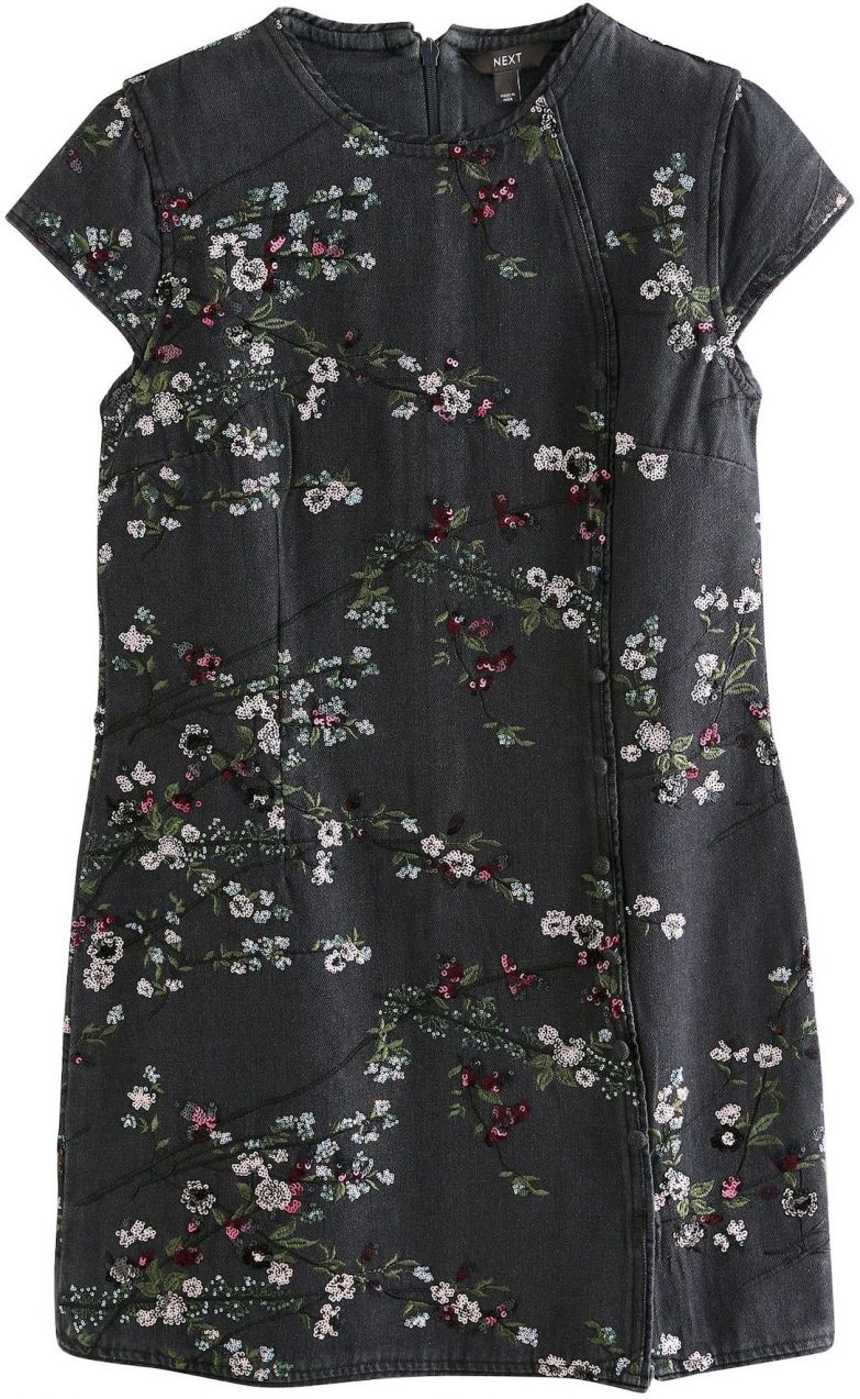 Next Šaty  zelená / ružová / bordová / čierna