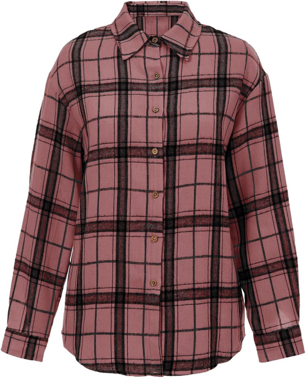 Imily Bela Blúzka  purpurová / červená / čierna