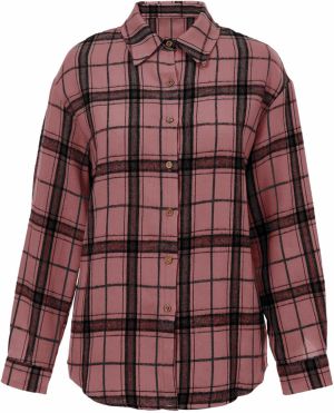 Imily Bela Blúzka  purpurová / červená / čierna