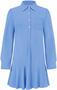 Imily Bela Košeľové šaty  modrá