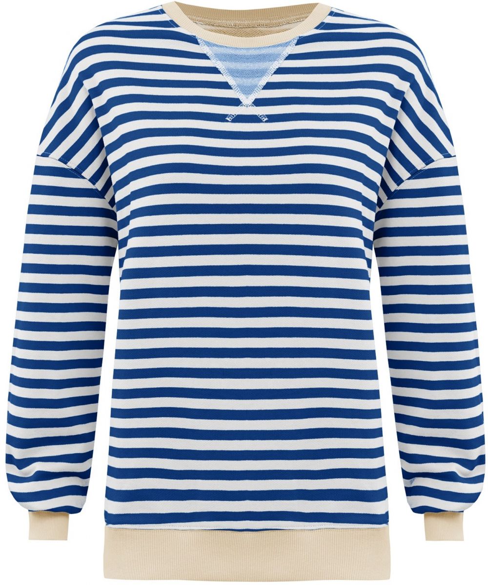 Imily Bela Mikina  béžová / modrá / biela