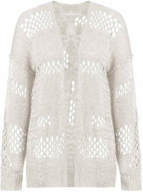 Imily Bela Kardigán  šedobiela