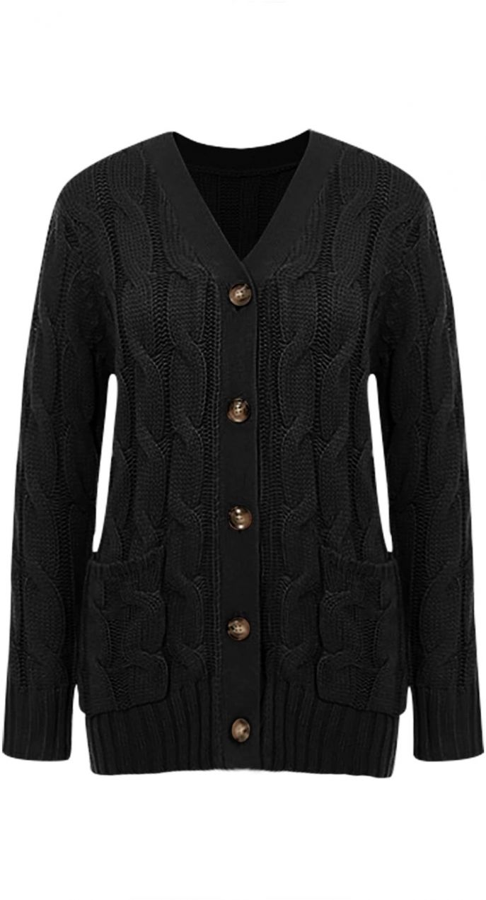 Imily Bela Kardigán  čierna