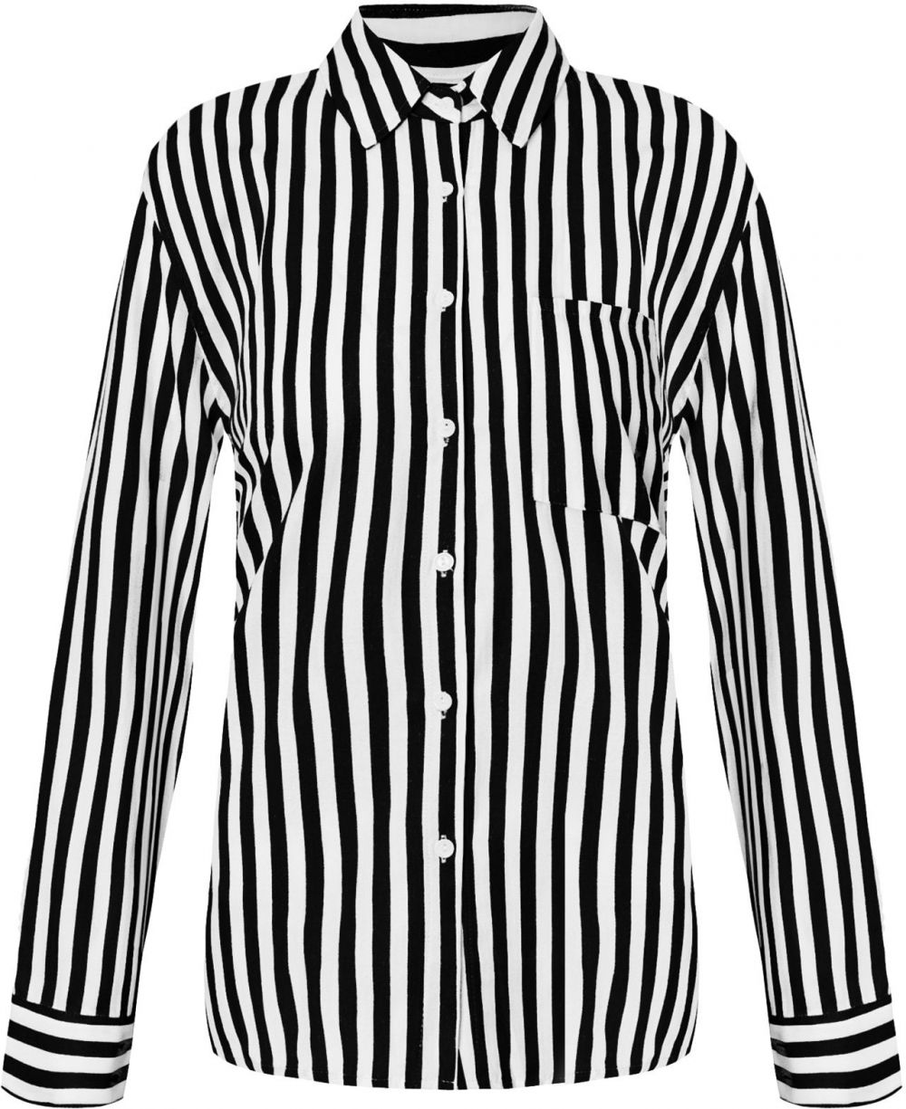 Imily Bela Blúzka  čierna / biela