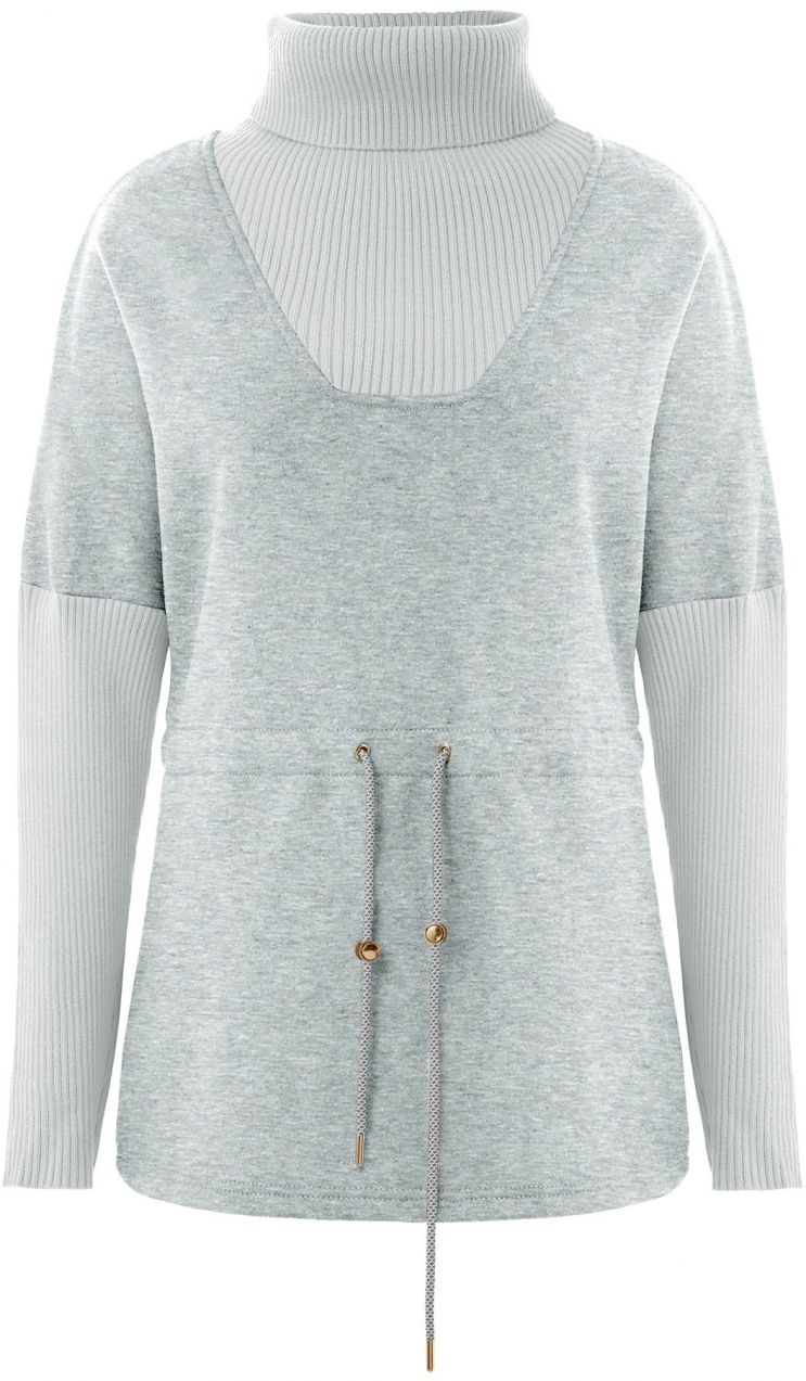 Imily Bela Mikina  svetlosivá / sivá melírovaná