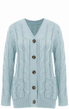 Imily Bela Kardigán  pastelovo modrá