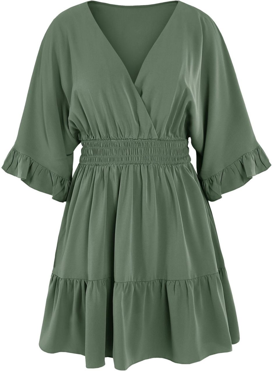 Imily Bela Šaty  zelená