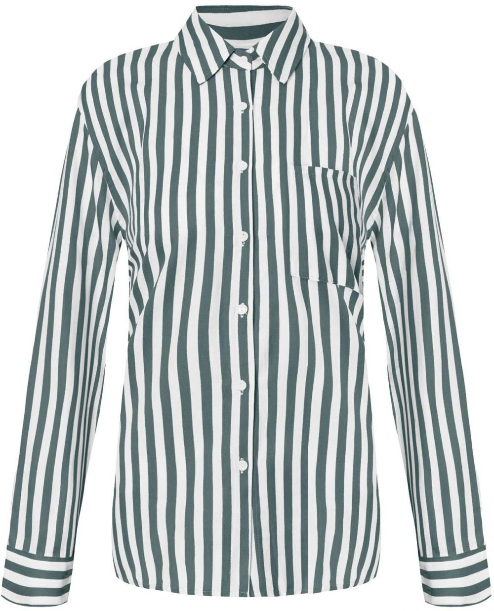 Imily Bela Blúzka  zelená / biela