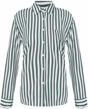 Imily Bela Blúzka  zelená / biela