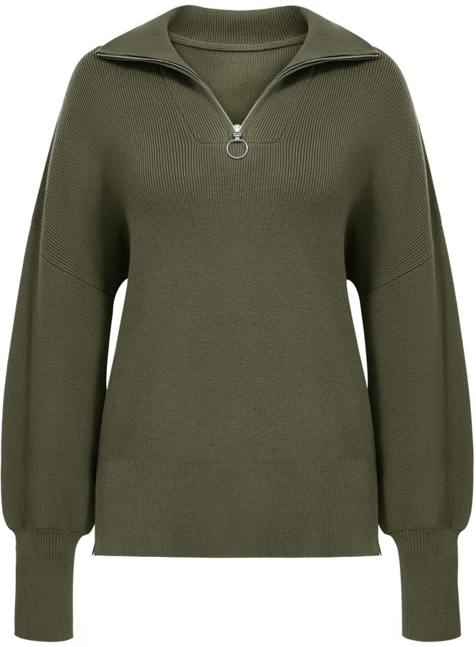 Imily Bela Sveter  zelená