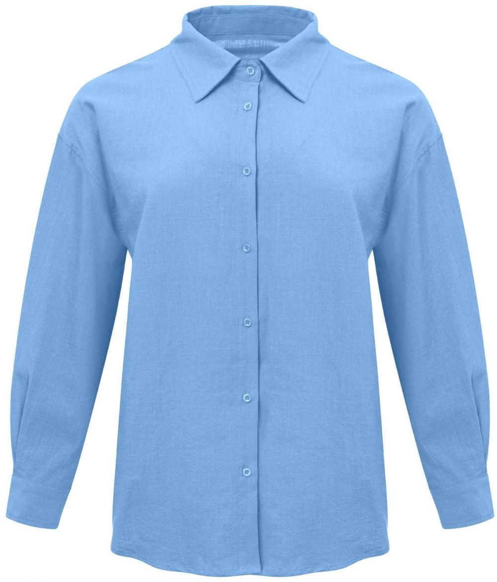 Imily Bela Blúzka  svetlomodrá