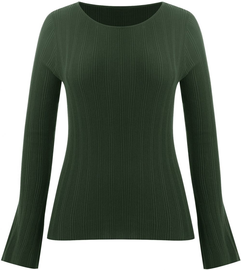 Imily Bela Sveter  tmavozelená