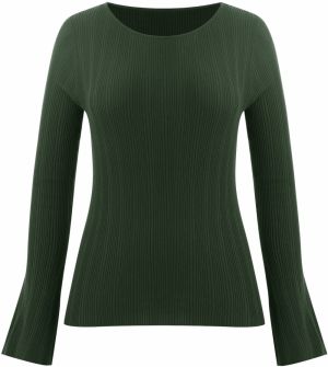 Imily Bela Sveter  tmavozelená