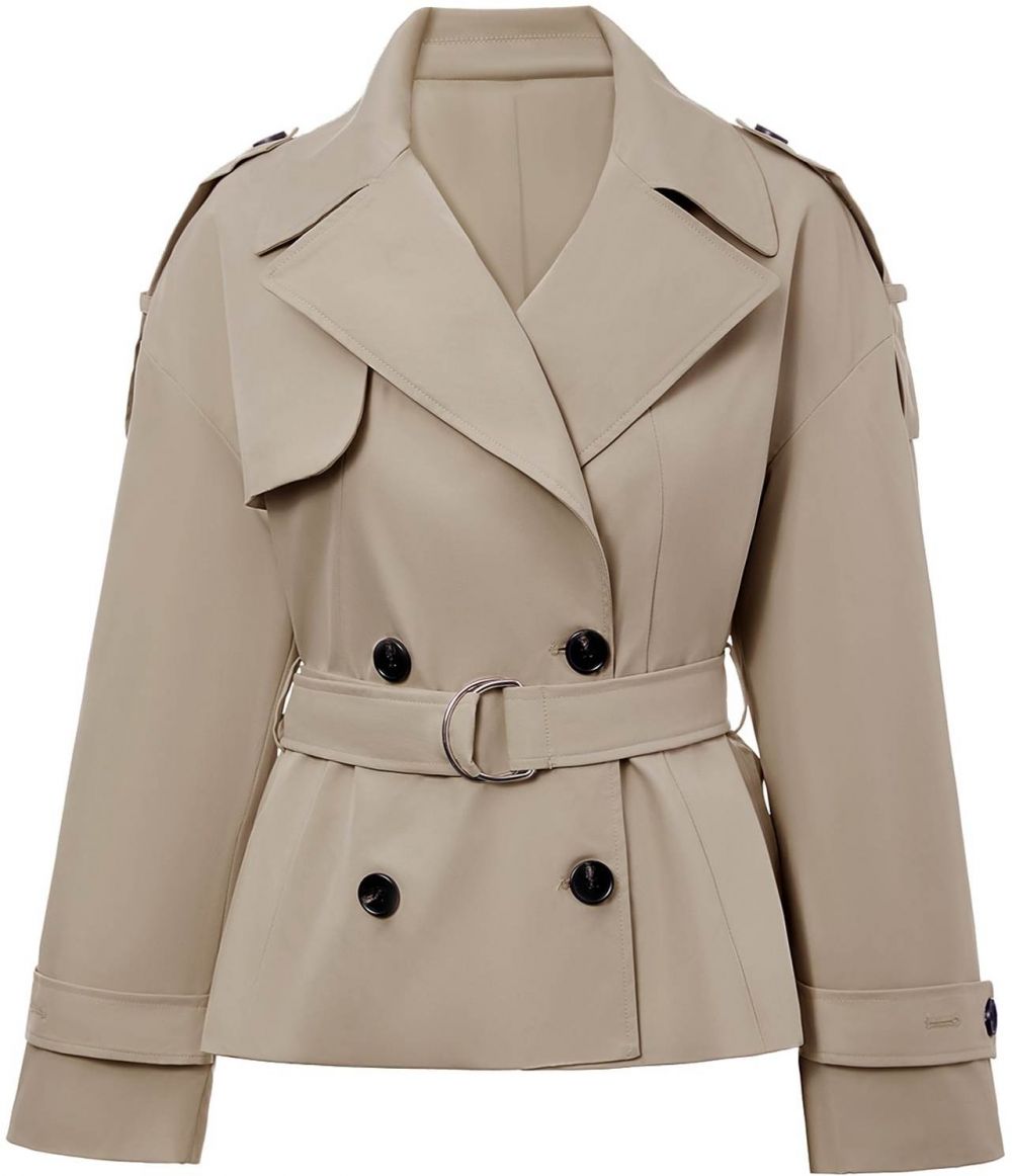 Imily Bela Prechodný kabát  kaki