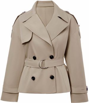 Imily Bela Prechodný kabát  kaki