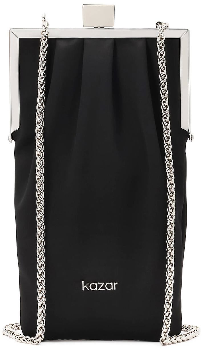 Kazar Listová kabelka  čierna