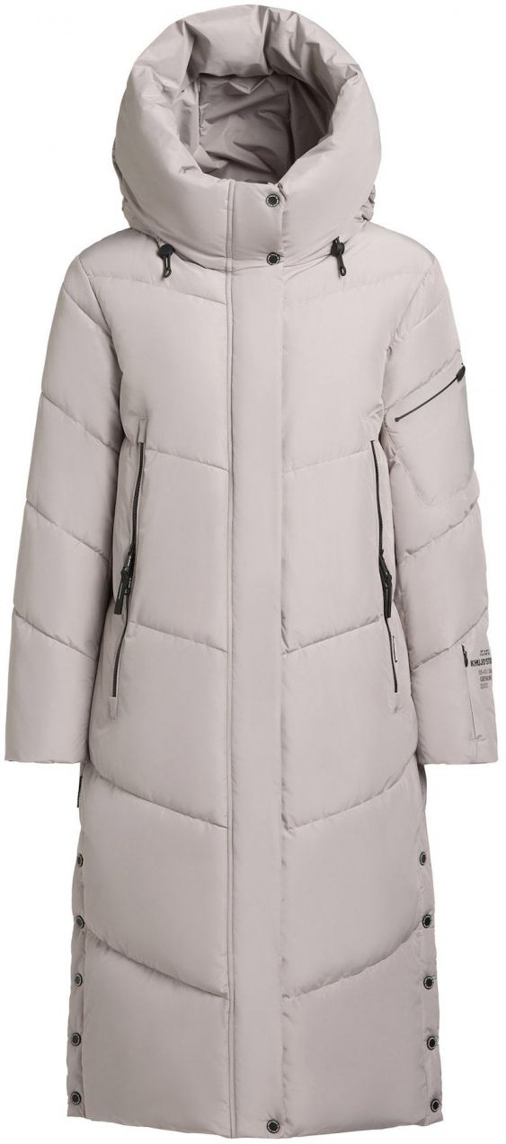 khujo Zimný kabát 'Pulset'  sivá / svetlosivá