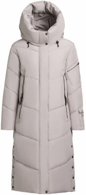 khujo Zimný kabát 'Pulset'  sivá / svetlosivá