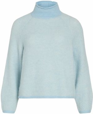 VILA Sveter 'VILory'  modrá / svetlomodrá