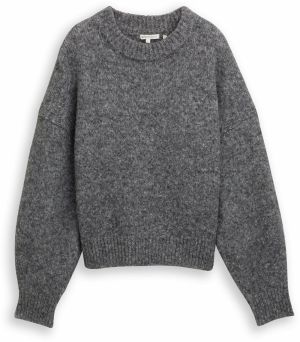 TOM TAILOR DENIM Sveter  tmavosivá