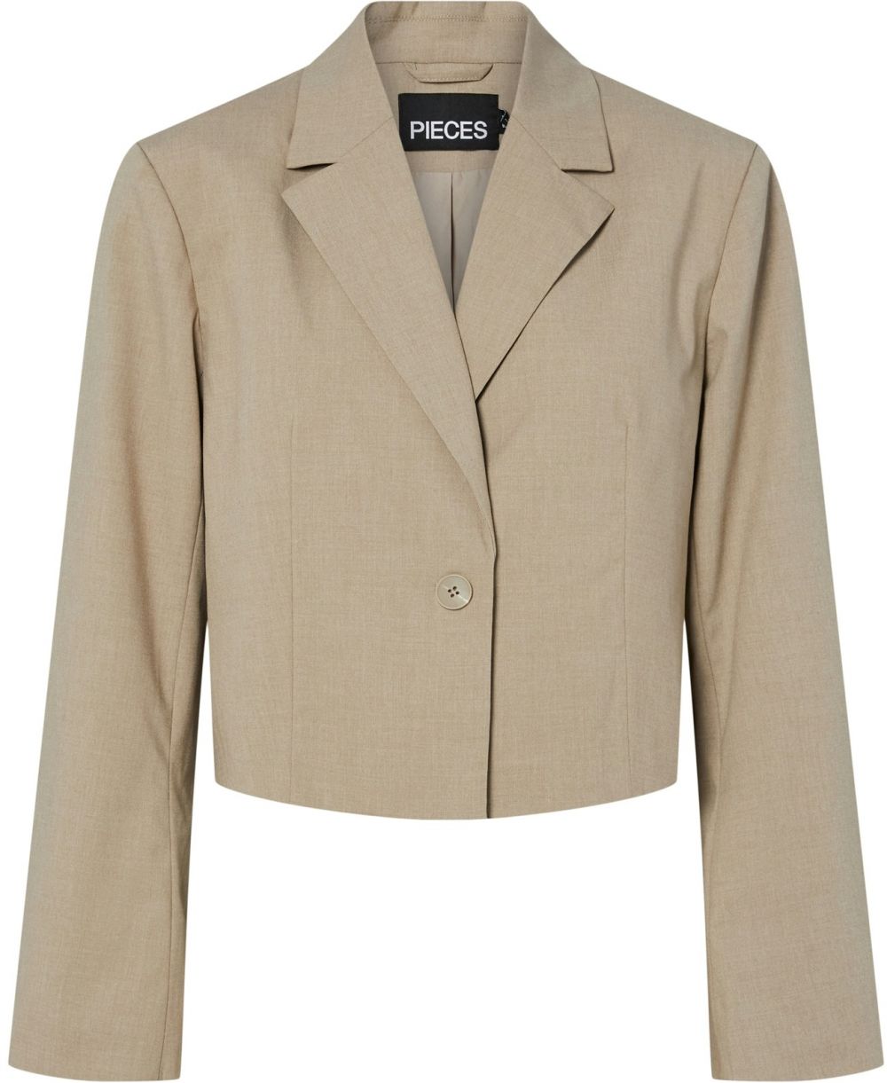 PIECES Blejzer 'PCROSA'  sivobéžová