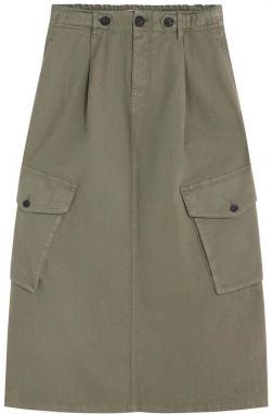 Scalpers Sukňa  kaki