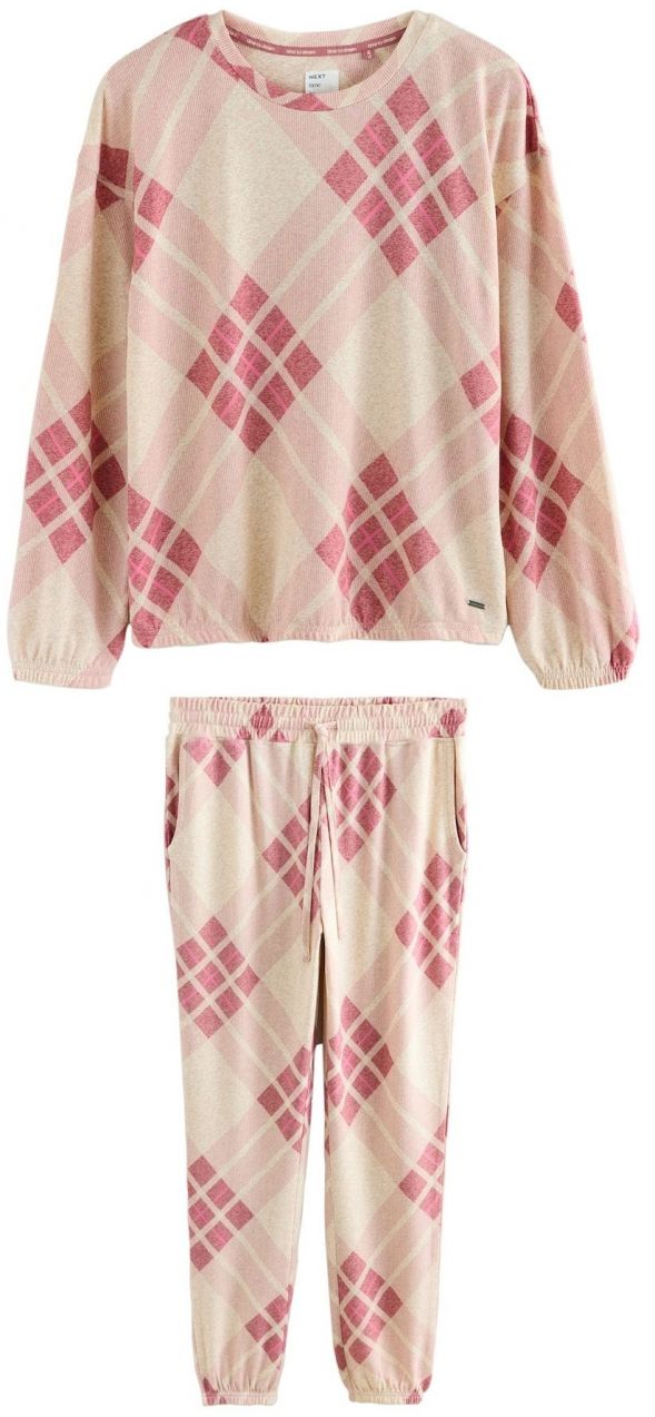 Next Pyžamo  béžová / ružová / ružová / tmavoružová
