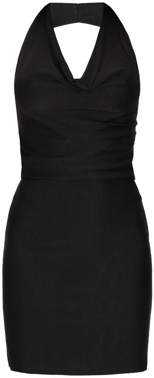 faina Kokteilové šaty  čierna