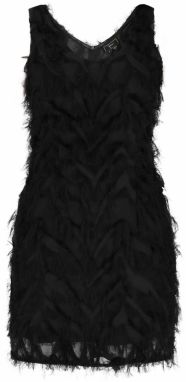 faina Kokteilové šaty  čierna