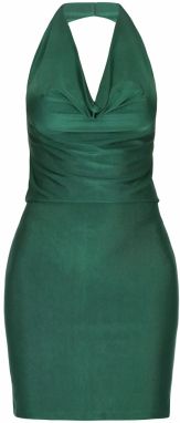 faina Kokteilové šaty  zelená