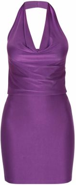 faina Kokteilové šaty  purpurová