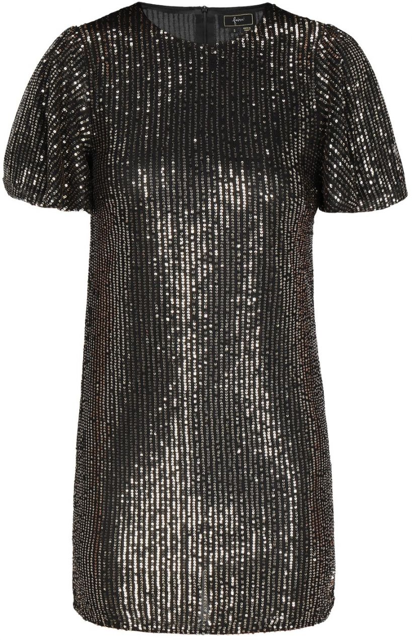 faina Kokteilové šaty  čierna