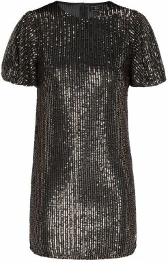 faina Kokteilové šaty  čierna