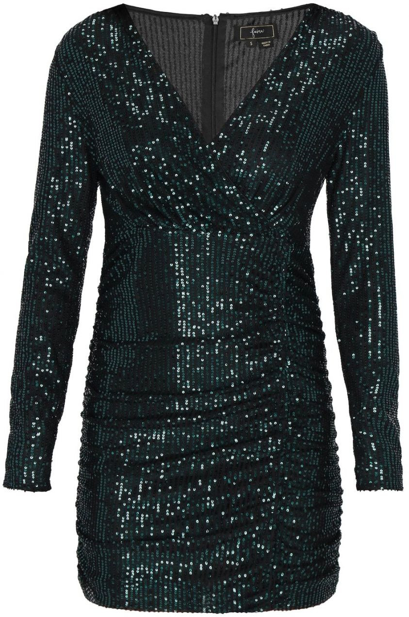 faina Kokteilové šaty  zelená