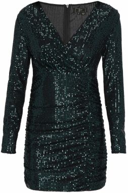 faina Kokteilové šaty  zelená