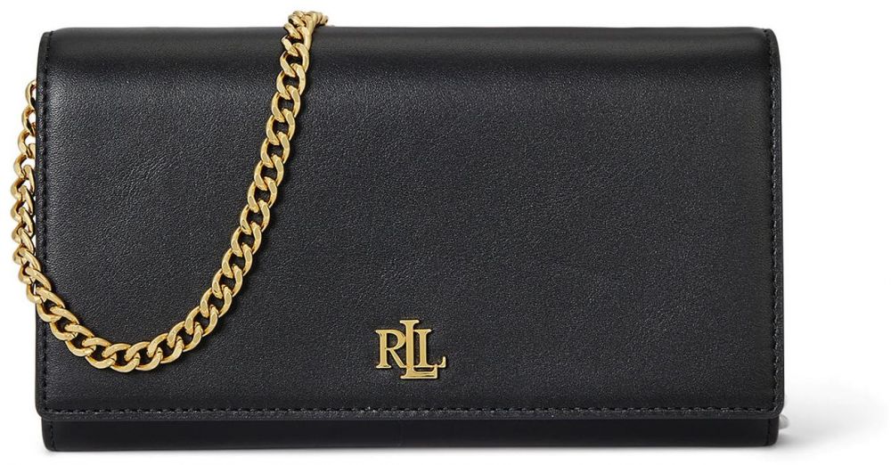 Lauren Ralph Lauren Listová kabelka 'ADAIR II'  čierna