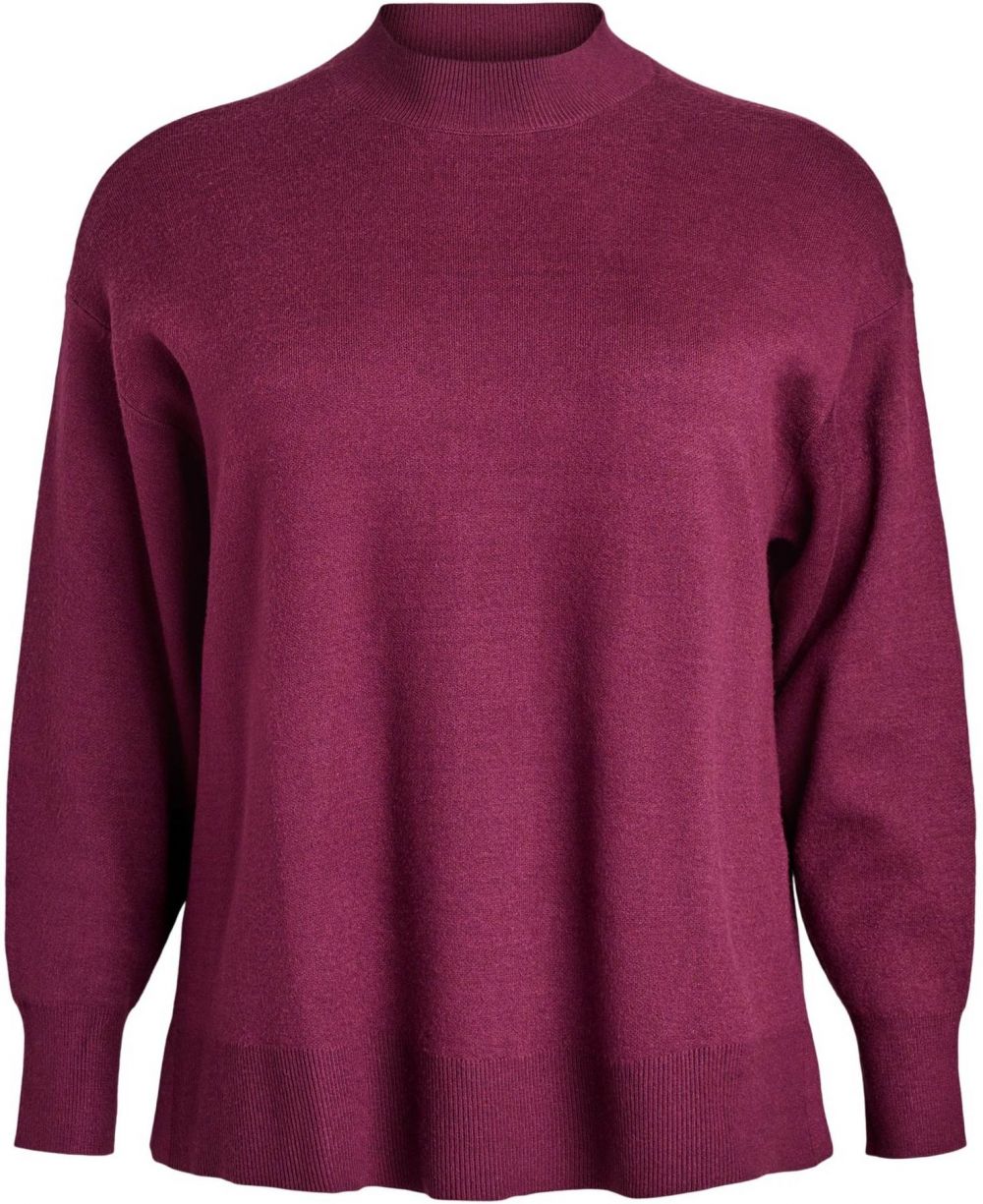 Zizzi Sveter 'Zoe'  vínovo červená