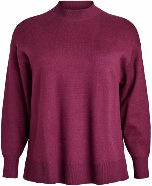 Zizzi Sveter 'Zoe'  vínovo červená