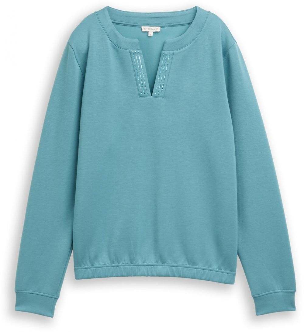 TOM TAILOR Mikina  nefritová