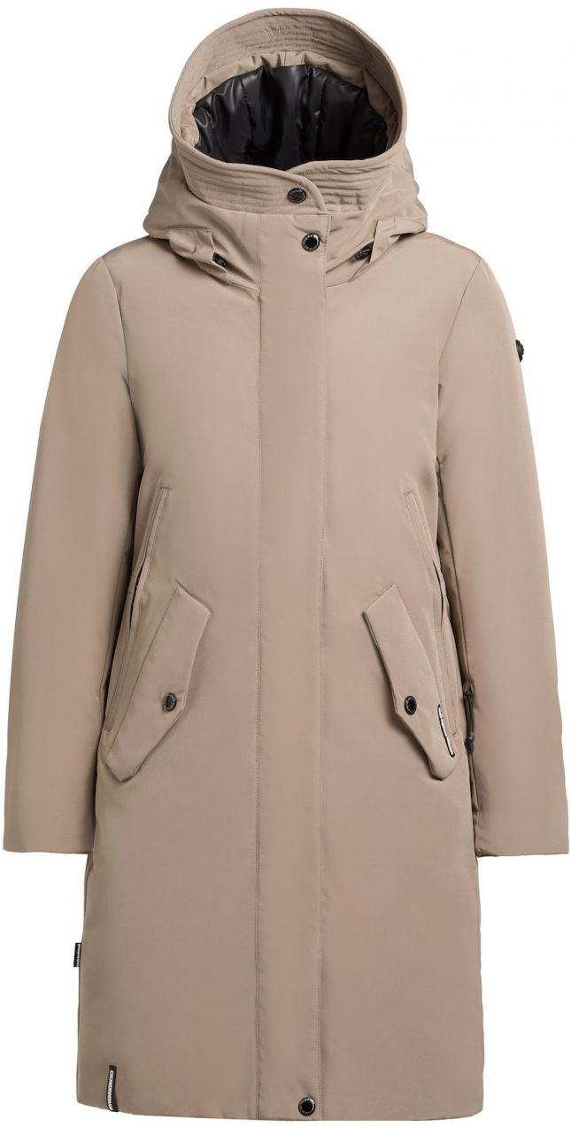 khujo Zimný kabát 'Webb'  sivobéžová