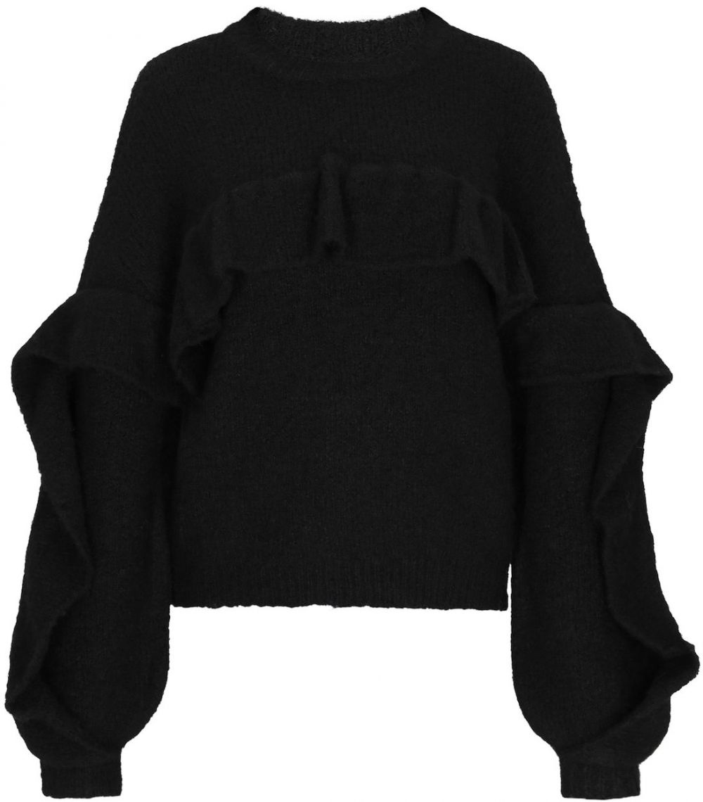 MYMO Oversize sveter 'Young Fashion'  čierna