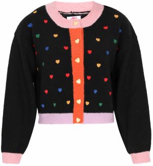 MYMO Oversize kardigán 'Young Fashion'  modrá / zelená / ružová / čierna